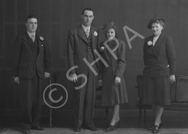 Johnstone, bridal couple.