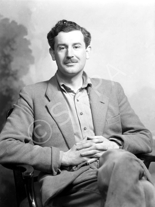 Lord Lovat. Brigadier Simon Christopher Joseph Fraser, 15th Lord Lovat and 4th Baron Lovat DSO, MC, TD (9th July 1911 in Beaufort Castle, Inverness, Scotland-16th March 1995 in Beauly) was the 25th Chief of the Clan Fraser and a prominent British Commando during the Second World War.  After being educated at Ampleforth College and Oxford University Fraser was commissioned as a second lieutenant in the Lovat Scouts (a Territorial Army unit) in 1930. He transferred to the regular army joining the Scots Guards in 1931. The following year, Fraser succeeded his father to become the 15th Lord Lovat and 25th Chief of the Clan Fraser. He was promoted lieutenant in August 1934. Lovat resigned his regular commission as a lieutenant in 1937, transferring to the Supplementary Reserve of Officers. He married Rosamond Broughton on 10th October 1938, with whom he had six children. In August 1939, as war approached, Lord Lovat was mobilized as a captain in the Lovat Scouts. The following year he volunteered to join one of the new commando units being formed by the British Army, and was eventually attached to No. 4 Commando. On 3rd March 1941, Nos 3 and 4 Commando launched a raid on the German-occupied Lofoten Islands. As a temporary major, Lord Lovat commanded 100 men of No. 4 Commando and a 50-man detachment from the Canadian Carleton and York Regiment in a raid on the French coastal village of Hardelot in April. For this action he was awarded the Military Cross on 7th July 1942. Lord Lovat became an acting lieutenant-colonel in 1942 and was appointed the commanding officer of No. 4 Commando, leading them in the abortive Dieppe Raid (Operation Jubilee) on 19th August. His commando attacked and destroyed a battery of six 150 mm guns. Lovat was awarded the Distinguished Service Order (DSO). The raid as a whole was a disastrous failure: over 4,000 casualties were sustained, predominantly Canadian. Lord Lovat eventually became a Brigadier and the commander of the 1st Special Service Brigade in 1944. Lord Lovat's brigade was landed at Sword Beach during the invasion of Normandy on 6th June 1944. During the Battle of Breville on 12th June, Lord Lovat was seriously wounded whilst observing an artillery bombardment by the 51st Highland Division. A stray shell fell short of its target and landed amongst the officers, killing Lieutenant-Colonel A. P. Johnston, commanding officer of the 12th Parachute Battalion, and seriously wounding Brigadier Hugh Kindersley of the 6th Airlanding Brigade. Lord Lovat made a full recovery from the severe wounds he had received in France but was unable to return to the army (he transferred to the reserve in 1949). In 1945 he had joined the Government as Parliamentary Under-Secretary of State for Foreign Affairs, responsible for the functions of the Ministry of Economic Warfare when these were taken over by the Foreign Office and resigned upon Churchill's election defeat. In 1946 he was made a Commander of the Venerable Order of Saint John. His formal retirement from the army came on 16th June 1962, he retained the honorary rank of brigadier. Lord Lovat's involvement in politics continued throughout his life, in the House of Lords and the Inverness County Council. He devoted much of his time to the family estates. He was chieftain of Lovat Shinty Club, the local shinty team which bears his family name. Lord Lovat experienced a great deal of turmoil in his final years; he suffered financial ruin and two of his sons predeceased him in accidents within months of each other. A year before his death, in 1994, the family's traditional residence, Beaufort Castle, was sold. See Lady Lovat images at 47682a/b. 