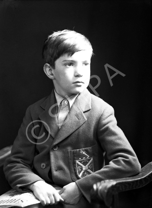 Andrew Chalmers in the uniform of the Loretto Boarding School, Edinburgh. He was a grandson of the f.....