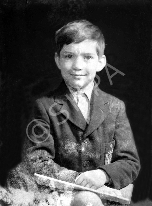 Andrew Chalmers. He was a grandson of the famous photographer Andrew Paterson (1877-1948). Damaged negative. 