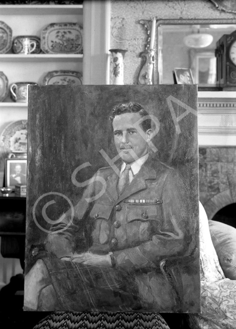 Mrs Grant, Coulmore. Painted portrait of Lieutenant Colonel Ian P. Grant of Coulmore. Born in 1908, .....