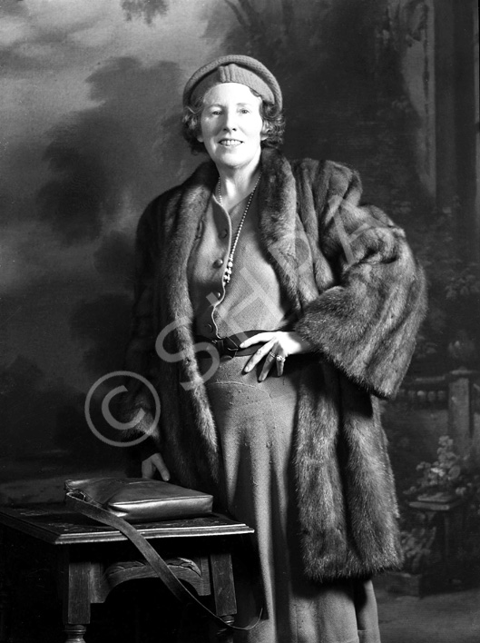 Mrs McGrigor-Phillips a.k.a Dorothy Una Ratcliffe (1887-1967). Yorkshire Poet. Born in Brighton of a Yorkshire father, Dorothy moved to Leeds upon her first marriage and began a writing career that lasted from the 1920s to the 1960s, publishing 40 books of poetry, memoirs, character sketches and plays and contributing many articles to the Dalesman and The Yorkshire Post. Her maiden name was Clough. Her first marriage to Charles Ratcliffe (nephew of Edward Allen Brotherton, Lord Brotherton of Wakefield, self-made chemical magnate) ended c.1930 although she retained Ratcliffe as a pen name her whole life. Her second husband was Noel McGrigor-Phillips who died c1942 and with whom she renovated Temple Sowerby Manor (now known as the National Trust property, Acorn Bank in Cumbria). She later married Alfred Charles Vowles in 1947, but refused to change her name, so Alfred changed his to Phillips. She was the youngest ever Lady Mayoress of Leeds (1913-14), officially partnering her widowed father in law. She was a philanthropist and patron of the arts and literature (being responsible for the origination and eventual endowment of the Brotherton collection of early printed books now in Leeds University library). She travelled extensively to Africa, Europe, Iceland and particularly to Greece, but the Second World War and Noel's deteriorating health curtailed foreign travel and directed her to the British Isles. Both with Noel and later with Alfred, a professional photographer from the West Country, she explored Scotland - often in a caravan - and after leaving Temple Sowerby eventually settled in Edinburgh (Anne Street) in the 1950s. She remained there with Alfred for the rest of their married life, and eventually moved to a flat overlooking the sea in North Berwick after Alfred died in the early 1960s. She died in 1967, age 80 with her first novel half-completed. A more complete biography and additional photographs available here:  http://www.artisan-harmony.com/durplusbutton.htm 
