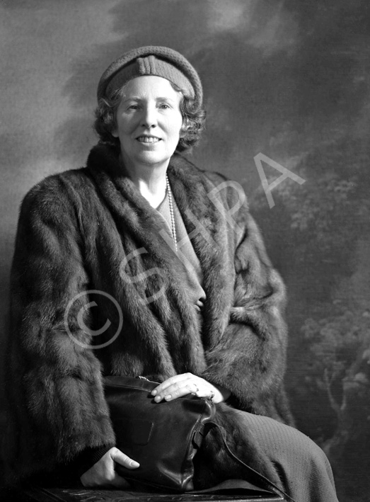 Mrs McGrigor-Phillips a.k.a Dorothy Una Ratcliffe (1887-1967). Yorkshire Poet. Born in Brighton of a Yorkshire father, Dorothy moved to Leeds upon her first marriage and began a writing career that lasted from the 1920s to the 1960s, publishing 40 books of poetry, memoirs, character sketches and plays and contributing many articles to the Dalesman and The Yorkshire Post. Her maiden name was Clough. Her first marriage to Charles Ratcliffe (nephew of Edward Allen Brotherton, Lord Brotherton of Wakefield, self-made chemical magnate) ended c.1930 although she retained Ratcliffe as a pen name her whole life. Her second husband was Noel McGrigor-Phillips who died c1942 and with whom she renovated Temple Sowerby Manor (now known as the National Trust property, Acorn Bank in Cumbria). She later married Alfred Charles Vowles in 1947, but refused to change her name, so Alfred changed his to Phillips. She was the youngest ever Lady Mayoress of Leeds (1913-14), officially partnering her widowed father in law. She was a philanthropist and patron of the arts and literature (being responsible for the origination and eventual endowment of the Brotherton collection of early printed books now in Leeds University library). She travelled extensively to Africa, Europe, Iceland and particularly to Greece, but the Second World War and Noel's deteriorating health curtailed foreign travel and directed her to the British Isles. Both with Noel and later with Alfred, a professional photographer from the West Country, she explored Scotland - often in a caravan - and after leaving Temple Sowerby eventually settled in Edinburgh (Anne Street) in the 1950s. She remained there with Alfred for the rest of their married life, and eventually moved to a flat overlooking the sea in North Berwick after Alfred died in the early 1960s. She died in 1967, age 80 with her first novel half-completed. A more complete biography and additional photographs available here:  http://www.artisan-harmony.com/durplusbutton.htm 