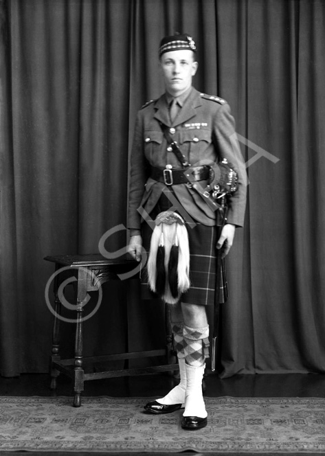 Captain Dask (?), Fort George, Seaforth Highlanders. 