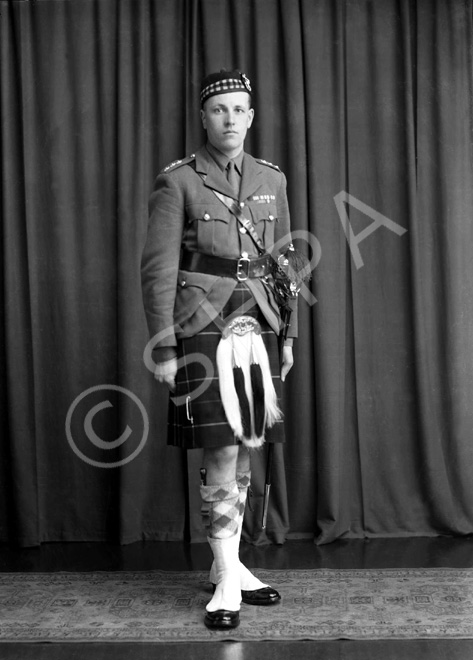 Captain Dask (?), Fort George, Seaforth Highlanders. 