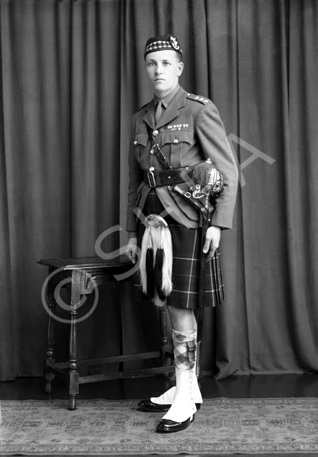 Captain Dask (?), Fort George, Seaforth Highlanders. 