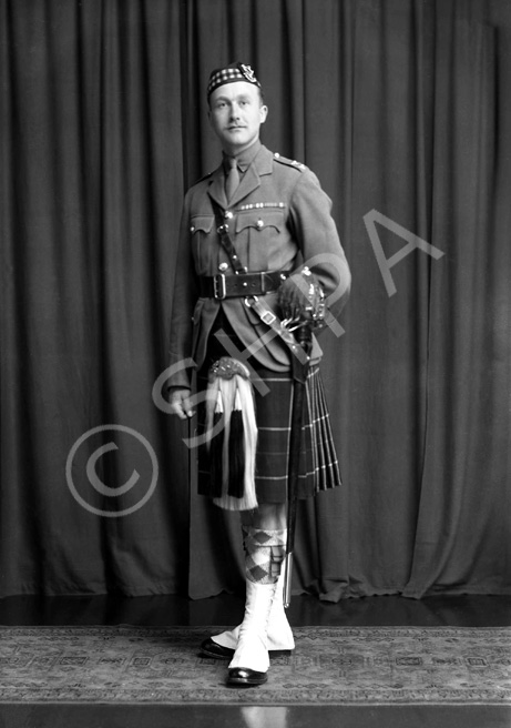 Lt F.D. Carson, Seaforth Highlanders, Barrow-in-Furness. 