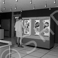 Central Computer Services Ltd, Harbour Road, Longman, Inverness c.1960s. The Council Computer Service Centre was the home of the Council's mainframe computers, in which data was input via punched cards. Now The Bridge workshop and Trading Standards. *  