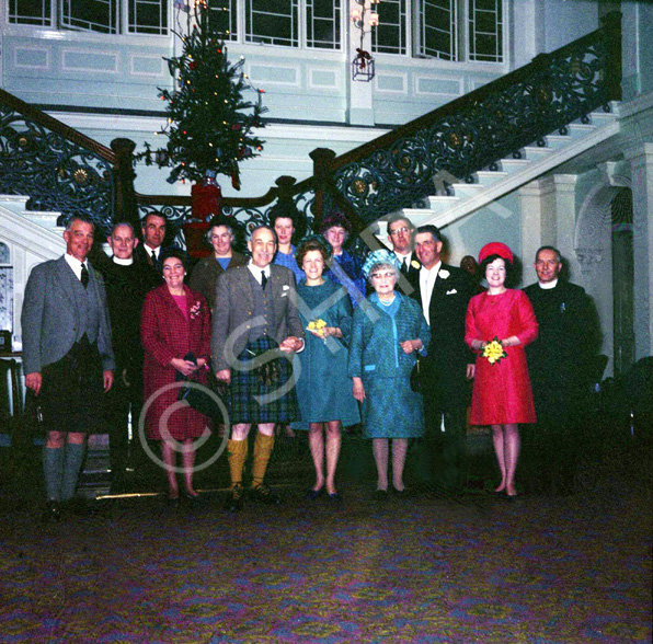 Matheson - Martin wedding. December, Station Hotel (now the Royal Highland Hotel), Inverness.  ~