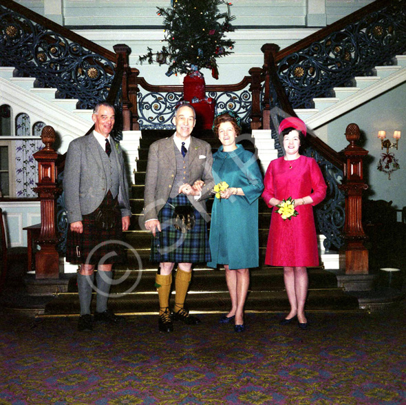 Matheson - Martin wedding. December, Station Hotel (now the Royal Highland Hotel), Inverness.  ~