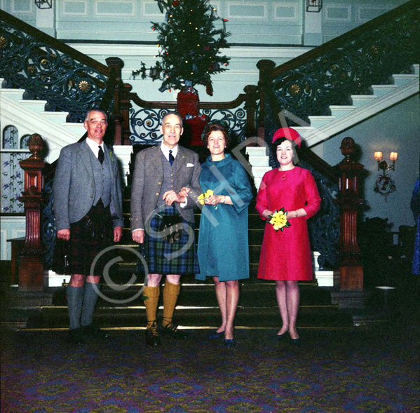 Matheson - Martin wedding. December, Station Hotel (now the Royal Highland Hotel), Inverness.  ~