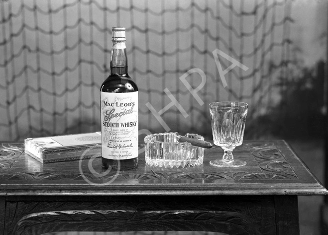 MacLeod's Special Scotch Whisky. A perfect blend of choice selected whisky blended in Scotland. 66 proof. Blended, bottled and guaranteed by Greenhill, MacLeod & Co., Inverness & London. *