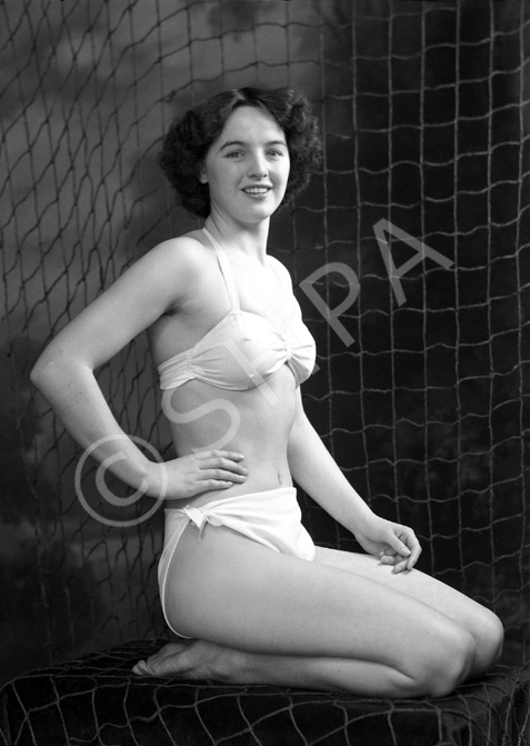 Mrs Joyce Georgina Ross (nee Duff), 9 Brown Street, Inverness. Joyce Ross was a swimsuit model who a.....