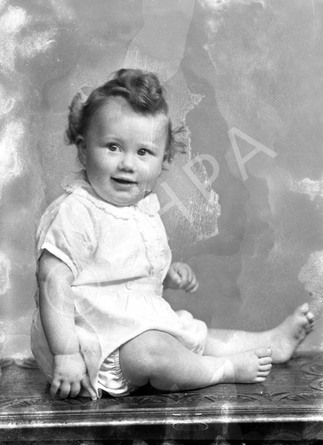 Baby Mackay, Victoria Terrace, Inverness. Damaged plate. 