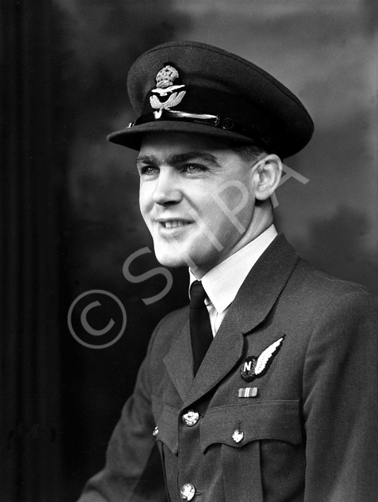 P/O MacPherson. The RAF Navigator badge was adopted in April 1942 when the role of Observer was abol.....