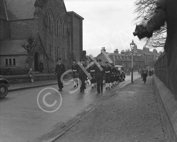 Davidson, The Sheiling, Ardrishaig, Lochgilphead, (6 Glenburn Road). Bridal. January 1953. Naval par.....