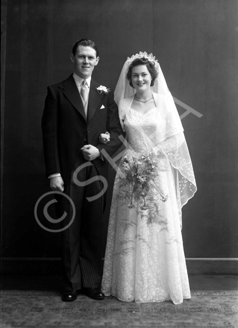 Davidson, The Sheiling, Ardrishaig, Lochgilphead, (6 Glenburn Road). Bridal. January 1953.