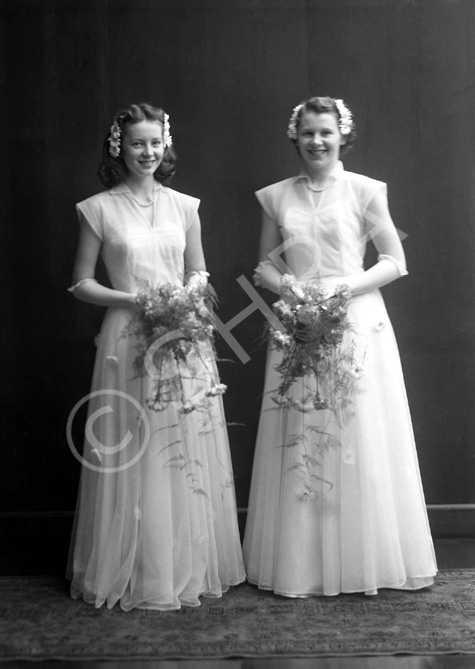 Davidson, The Sheiling, Ardrishaig, Lochgilphead, (6 Glenburn Road). Bridal. January 1953......