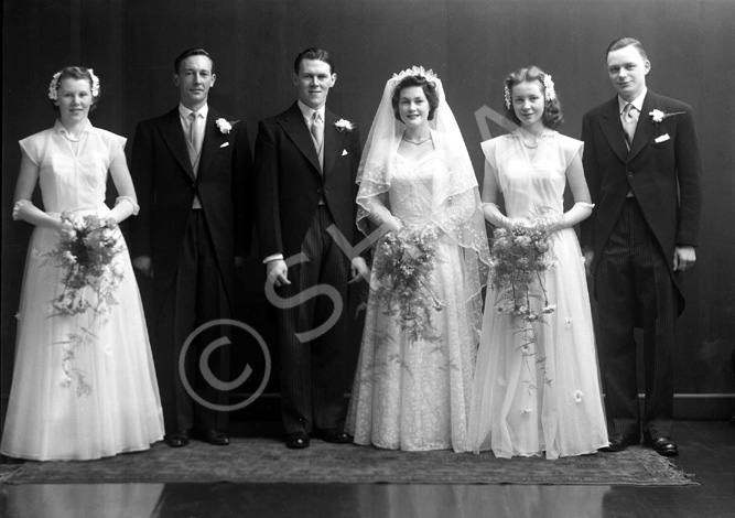 Davidson, The Sheiling, Ardrishaig, Lochgilphead, (6 Glenburn Road). Bridal. January 1953.