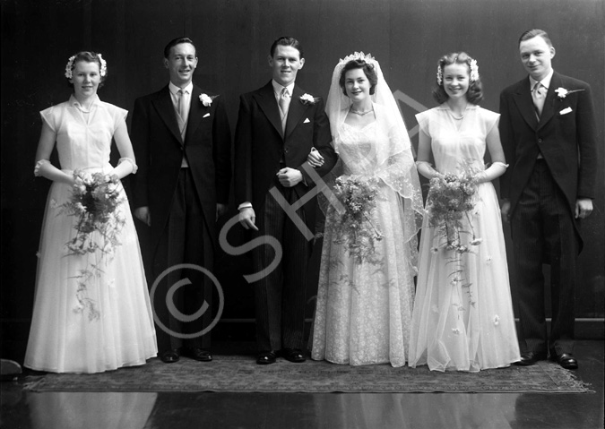 Davidson, The Sheiling, Ardrishaig, Lochgilphead, (6 Glenburn Road). Bridal. January 1953......