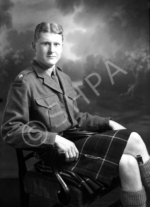 Lt. John Trotter, Kenya. 2nd Lieutenant John Trotter, Brin Inverness, served as a National Service officer in the Seaforth Highlanders. He later ran the Grouse and Trout restaurant at Flichity.