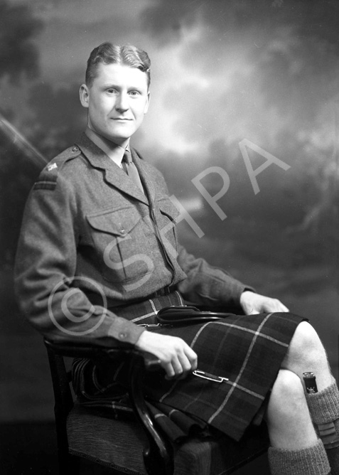 Lt. John Trotter, Kenya. 2nd Lieutenant John Trotter, Brin Inverness, served as a National Service officer in the Seaforth Highlanders. He later ran the Grouse and Trout restaurant at Flichity.