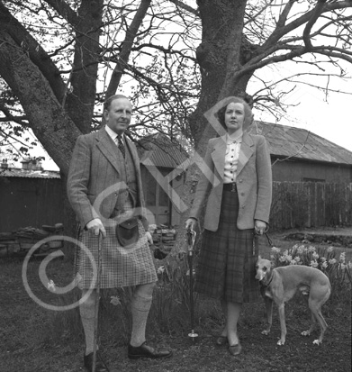 Brigadier Kenneth James Garner Garner-Smith OBE. He joined the Seaforth Highlanders in 1927 and retired as a Brigadier in 1957. He lived at Aird House, Inverness and was a Burgh Councillor for 11 years. Married Mary Jean Macdonald (1914-2013) on 4th July 1933 at St. Marks Church, London. He died in 1994. Parents of Mary-Jean, Caroline and Jamie.