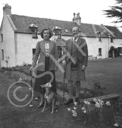 Brigadier Kenneth James Garner Garner-Smith OBE. He joined the Seaforth Highlanders in 1927 and retired as a Brigadier in 1957. He lived at Aird House, Inverness and was a Burgh Councillor for 11 years. Married Mary Jean Macdonald (1914-2013) on 4th July 1933 at St. Marks Church, London. He died in 1994. Parents of Mary-Jean, Caroline and Jamie.