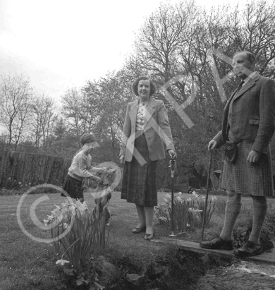 Brigadier Kenneth James Garner Garner-Smith OBE. He joined the Seaforth Highlanders in 1927 and retired as a Brigadier in 1957. He lived at Aird House, Inverness and was a Burgh Councillor for 11 years. Married Mary Jean Macdonald (1914-2013) on 4th July 1933 at St. Marks Church, London. He died in 1994. Parents of Mary-Jean, Caroline and Jamie.