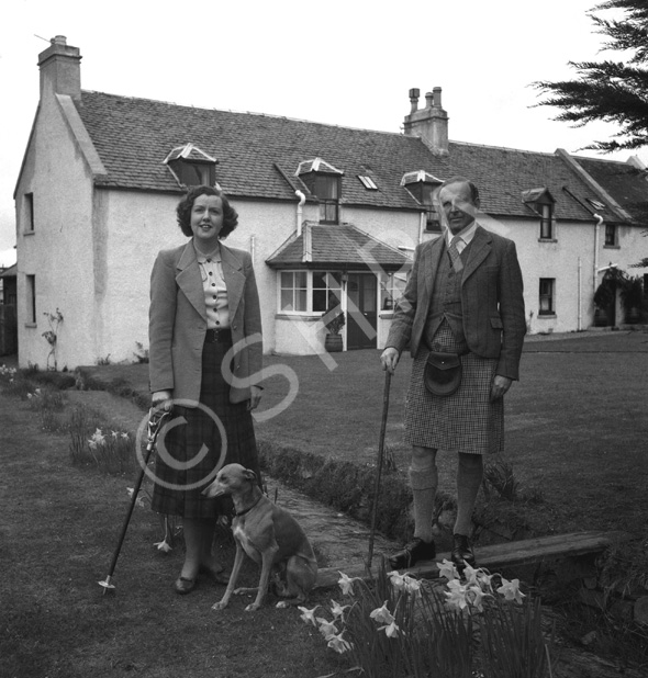 Brigadier Kenneth James Garner Garner-Smith OBE. He joined the Seaforth Highlanders in 1927 and retired as a Brigadier in 1957. He lived at Aird House, Inverness and was a Burgh Councillor for 11 years. Married Mary Jean Macdonald (1914-2013) on 4th July 1933 at St. Marks Church, London. He died in 1994. Parents of Mary-Jean, Caroline and Jamie.