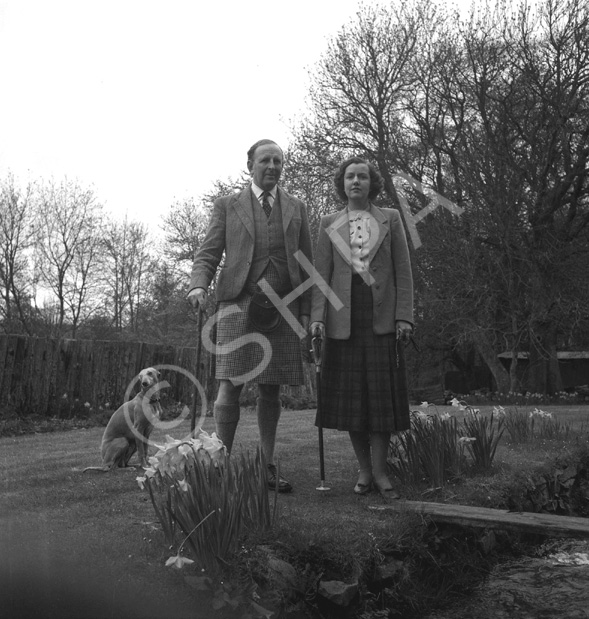 Brigadier Kenneth James Garner Garner-Smith OBE. He joined the Seaforth Highlanders in 1927 and retired as a Brigadier in 1957. He lived at Aird House, Inverness and was a Burgh Councillor for 11 years. Married Mary Jean Macdonald (1914-2013) on 4th July 1933 at St. Marks Church, London. He died in 1994. Parents of Mary-Jean, Caroline and Jamie.