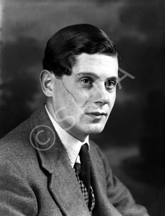 Lieutenant John C.O.R Hopkinson photographed in about 1956 as Adjutant of the Seaforth Highlanders Depot at Fort George. He later commanded 1st Battalion Queen's Own Highlanders 1972-74, and was Colonel of the Regiment 1983-94. On retiring as a Major General in 1984 he was awarded the CB and became Director of the British Field Sports Society.
