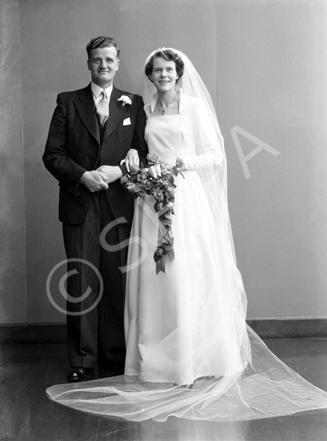 Wedding of Douglas and Dorothy Mackintosh, Dochfour Drive, Inverness. Bridal......