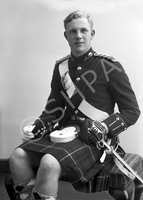 R.G. Wood, Fort George. Insignia indicates the Seaforth Highlanders (possibly of Canada). 