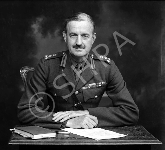 Brigadier (later General) Sir Peter Mervyn Hunt GCB, DSO, OBE, DL (11th March 1916 - 2nd October 1988) was Chief of the General Staff, the professional head of the British Army. He served in World War II and commanded British Forces deployed in response to the Indonesia-Malaysia confrontation and later in his career he provided advice to the British Government at a time of continuing tension associated with the Troubles in Northern Ireland. Born the son of H.V Hunt he was commissioned into the Queen's Own Cameron Highlanders on 30th January 1936. Hunt saw action during the Second World War and was promoted to captain in 1944. Later that year he was given the temporary rank of lieutenant colonel and appointed Commanding Officer of the Seaforth Highlanders leading them in North West Europe and receiving the DSO in May 1945. After the War he was appointed a Chevalier of the Order of Leopold II of Belgium and Croix de Guerre. Appointed OBE in the New Year Honours 1948, he was given command of the 1st Battalion of the Queen's Own Cameron Highlanders in 1957 in Aden and the UK 1957-60.  Promoted to colonel in 1960, he became Commander of 152nd (Highland) Infantry Brigade and Chief of Staff at Scottish Command in 1962. He was appointed General Officer Commanding the 17th Gurkha Division and Land Forces Borneo and promoted to major-general in February 1964 and went on to be General Officer Commanding Far East Land Forces with the rank of lieutenant general in 1968. Advanced to KCB in the New Year Honours 1969, he became Commander Northern Army Group and Commander-in-Chief of the British Army of the Rhine with the rank of general in December 1970. Advanced to GCB in the New Year Honours 1973 and also appointed ADC General to the Queen that year, he was appointed Chief of the General Staff on 19th July 1973 at a time of continuing tension associated with the Troubles in Northern Ireland. He retired from the British Army on 12th August 1976. He was also Colonel of the Queen's Own Highlanders (Seaforth and Camerons) from 7th February 1966 and Colonel of the 10th Princess Mary's Own Gurkha Rifles from 1st August 1966. In retirement he became Constable of the Tower of London from 1st August 1980 and Deputy Lieutenant of Cornwall from 4th August 1982. He lived at Portloe in Cornwall. His personal interests included shooting and medical charities: he was President of the National Smallbore Rifle Association and Chairman of the Council of the King Edward VII's Hospital in London. He died on 2nd October 1988. In 1940 he married Anne Stopford; they had one son and one daughter. Following the death of his first wife he married Susan Davidson in 1978. 