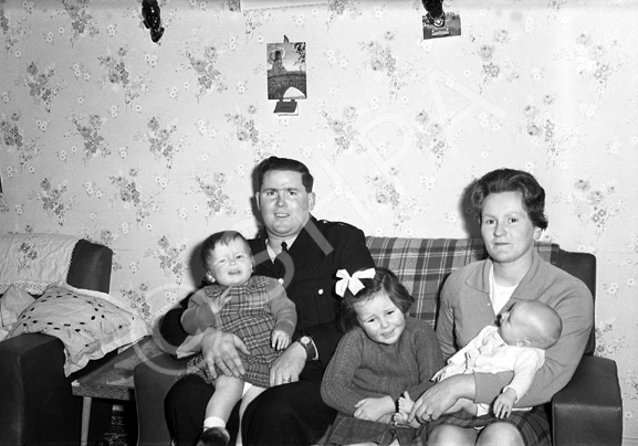 Mrs MacDonald, Police Station, Ardvasar c1965. Constable MacDonald was stationed in Ardvasar between 1963-1968. 