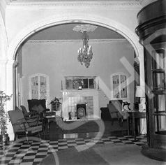 The Royal Hotel foyer, Academy Street, Inverness. Now occupied by the Clydesdale Bank.*.....