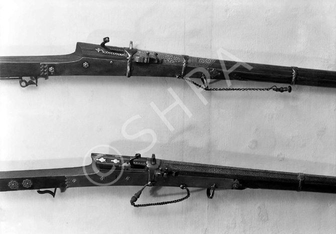 Percussion rifles, under the name Biscoe. Length of barrel 38 inches length of rifle 48 inches - Markings, N. Kendall Patent V.T. Smith's Improved Patent Studlock - Number on barrel 825. # 