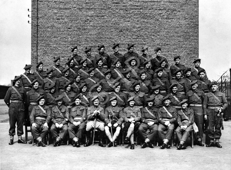 Gascoigne. The Warrant Officers and Sergeants of  4th (Ross & Cromarty) Battalion Seaforth Highlanders TA after mobilisation in 1939. (1954 copy).