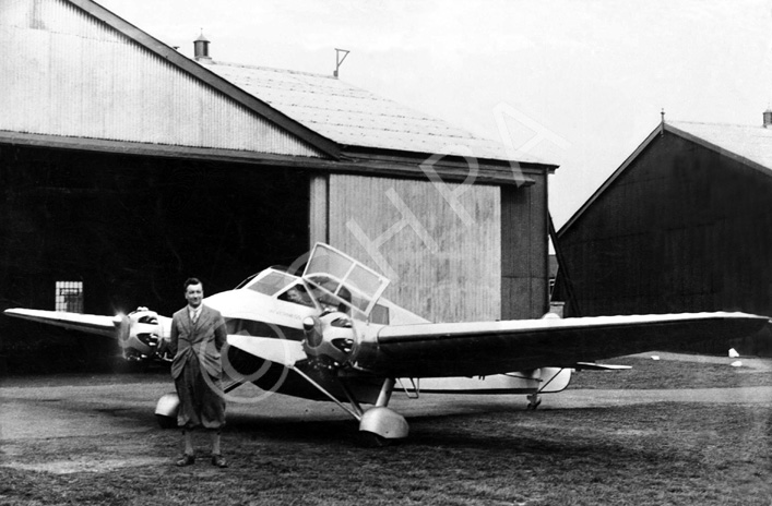 Captain Ernest Edmund (Ted) Fresson OBE, (1891-1963). Fresson formed Highland Airways Limited in 193.....