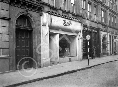 Robb in Union Street, Inverness. The Art Deco facade has gone and is now occupied by the British Hea.....
