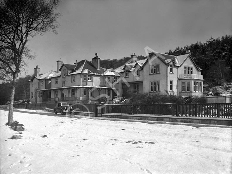 Suisgill Lodge in the Strath of Kildonan, about half a mile up the A897 Helmsdale/Kinbrace road from Kildonan Railway Station. It burned down one night in February 1984. *