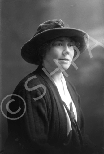 Woman portrait wearing hat. #