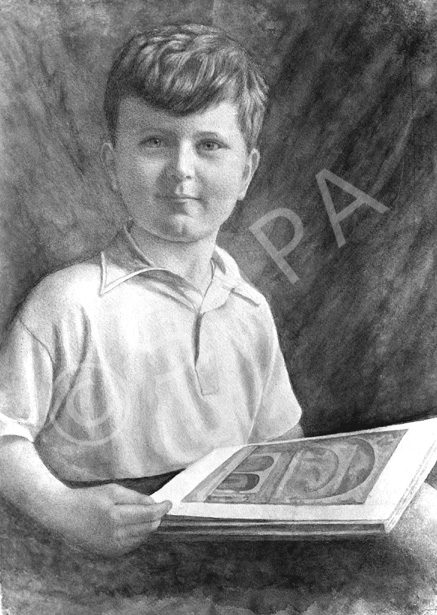 John Shaw-Mackenzie. Watercolour portrait......