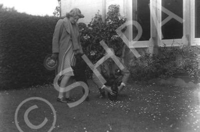 Couple with dogs. # 