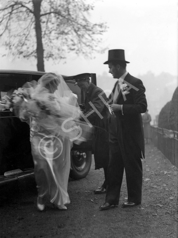 Hector Paterson (1904-1988) - Stella Saunders (1904-1987) wedding. Inverness Cathedral 1937. Hector .....