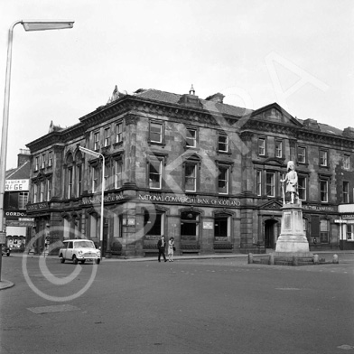 National Commercial Bank of Scotland on Station Square, Inverness. *.....