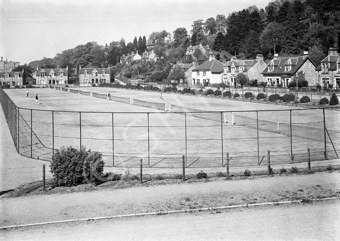 Tennis courts at Bellfield Park, Inverness.*.....