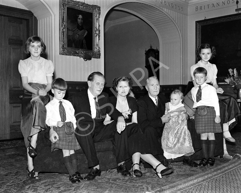 The Dowager Countess of Lovelace, Torridon House, Torridon, Ross-shire. Christening. 