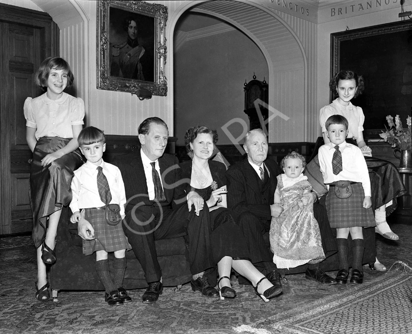 The Dowager Countess of Lovelace, Torridon House, Torridon, Ross-shire. Christening. .....